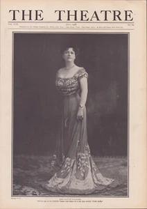 Miss Hattie Williams - July 1908 - Original Theatre Print - Picture 1 of 1