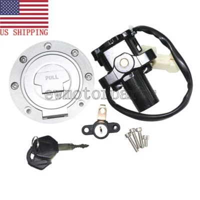 Переключатель зажигания газовая крышка ключ замок для Yamaha FZ6 2004-2009 07 08 FZ6R 2009-2014 - Изображение 1 из 4