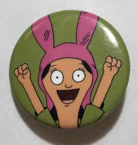 Bob's Burgers Louise Belcher Button Pin 2015 (D) - Picture 1 of 2