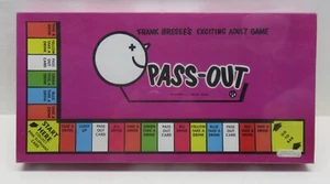 PASS OUT Board Game by Frank Bresee 1988 - Adult Drinking Game - New & Sealed - Picture 1 of 6
