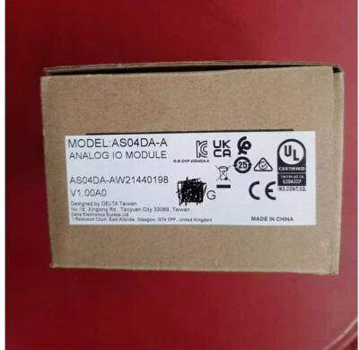 1pcs Delta Analog IO Module AS04DA-A  AS Series Module - Image 1 of 2