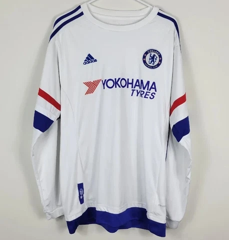 Eden Hazard #10 Adidas Chelsea Football Soccer Jersey Shirt 2015 UEFA Mens M Cover