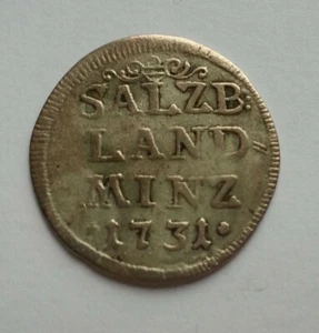 Alte Silbermünze von 1731, Rarität - Bild 1 von 2