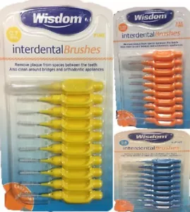 10 X cepillo interdental cuidado oral cuidado dental púas/cepillo de dientes de hilo dental - Imagen 1 de 4