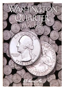 H.E. Harris Washington Quarter 1965-1987 Coin Folder #3, Album Book #2690 - Picture 1 of 5