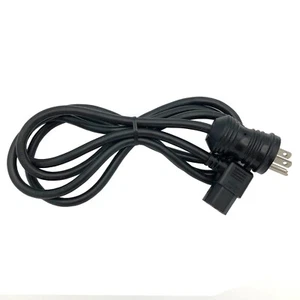 Hospital Grade 8Ft Certified Power Cord NEMA 5-15P to C13R Angled Plug Green Dot - Picture 1 of 6