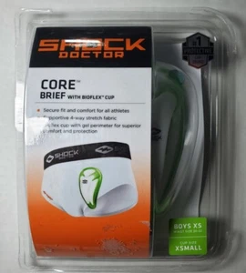 Shock Doctor Core Briefs Cup Boys Size XS Xtra Small Football Baseball Hock - Picture 1 of 9