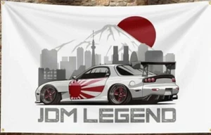 Bandera de garaje estilo leyenda JDM RX7 para Mazda Rx7 - Imagen 1 de 1