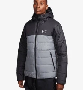 Nike Therma-Fit Tech Puffer Jacket Grey/ Black Mens Size X-Large (XL) Brand New✅ - Picture 1 of 4