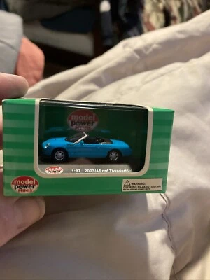 Modelo Power 19271 1/87 2003-4 Ford Thunderbird Aqua Convertible Foto 1 de 3