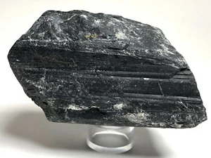 Roher schwarzer Turmalin Kristallstein raues Mineral - 1 Pfund 15 Unzen (BT-35) - Bild 1 von 6