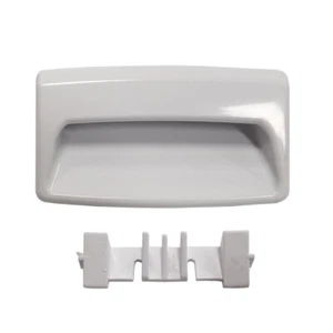 Tirador de puerta blanco OEM incl. Cuña. D5103WP, para Speed Queen, Unimac, Huebsch - Imagen 1 de 4
