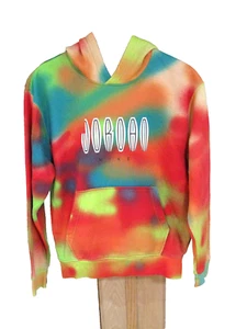 Nike Jordan Men Hoodie Top Sz S Black Long Sleeve Multicolor Athletic - Picture 1 of 7