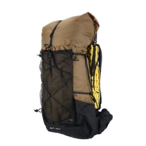 3F UL GEAR Ultralight Water-resistant Frameless Hiking Backpack 40+16L - Khaki