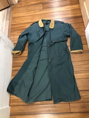 Abrigo largo vintage EDDIE BAUER PLUMERO verde occidental para mujer talla L cuello pana Foto 1 de 4