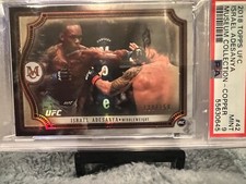 Israel Adesanya 2018 Topps UFC Museum Collection ROOKIE COPPER /159 PSA9 LOW POP