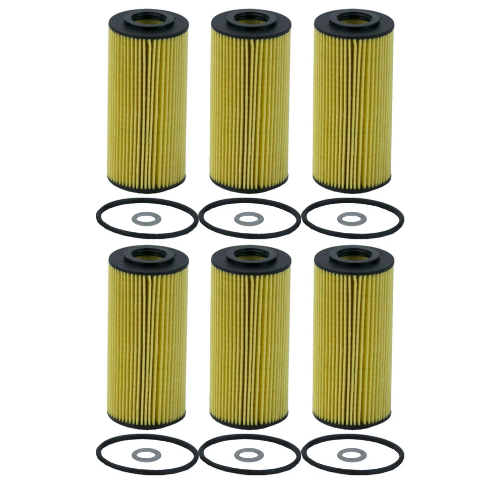 Juego de 6 filtros de aceite de motor WIX sin metal para Genesis G70 G80 G90 Kia Stinger K900 Foto 1 de 1