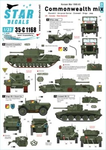 Calcomanías Star 1/35 Commonwealth coreano Churchill Carrier Dingo Jeep 35C1168 x - Imagen 1 de 3