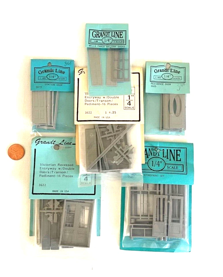 1/4" SCALE DOLLHOUSE MINIATURE BUILDING ACCESSORIES BY GRANDT LINE ( R ) - Image 1 of 1