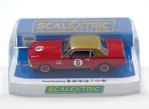 Scalextric Slot Car Ford Mustang Alan Mann Racing H.Mann & S.Soper 1:32 C4339 - Picture 1 of 11