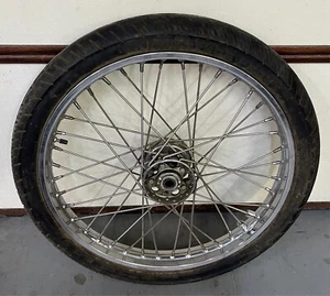 Harley-Davidson Panhead Knucklehead Flathead FL EL Star Hub Front Wheel 21" - Picture 1 of 5