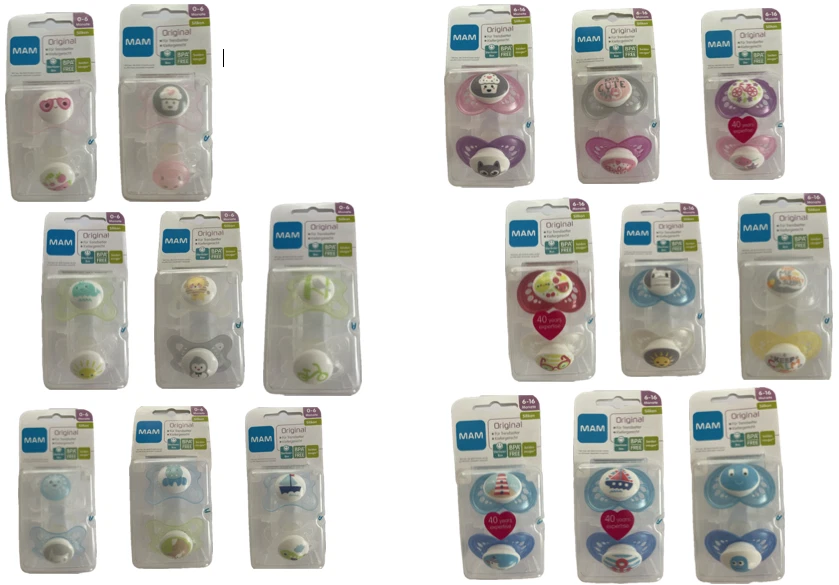 MAM Original Schnuller Beruhigungssauger Silikon  Motive & Größe wählbar - Bild 1 von 1