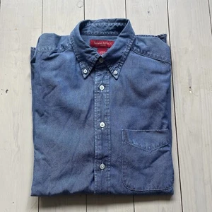 Vintage Banana Republic Men’s Thick 100% Cotton Denim Shirt, Size Medium - Picture 1 of 16
