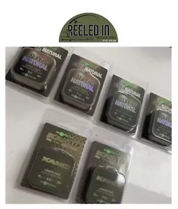 KORDA SUPER NATURAL & KAMO BRAIDED HOOKLINK-Different Sizes&Colours! - Picture 1 of 1