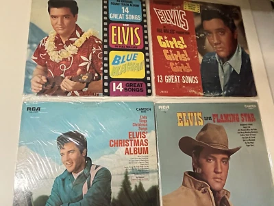 Vintage Lot of Elvis Presley Classic Vinyl Record (Great Condition) Originals Foto 1 de 4