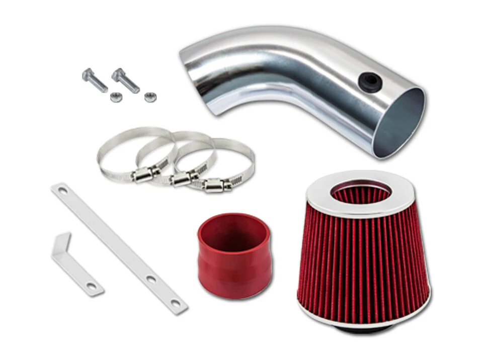 GSP 3" RED Short Ram Air Intake Kit + Filter For 93-01 BMW 540i/740i/740iL  Foto 1 de 1
