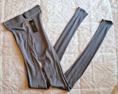 Kardashian Kollection 梯子打底裤黑色 XS 码全新零售 $42 Distressed — 第 1/4 张图片