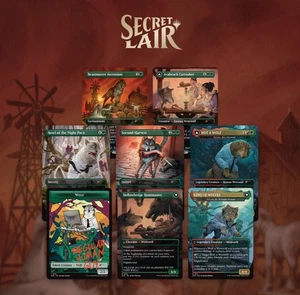 Magic the Gathering MTG Secret Lair - Featuring: Not a Wolf (Foil) - Bild 1 von 3