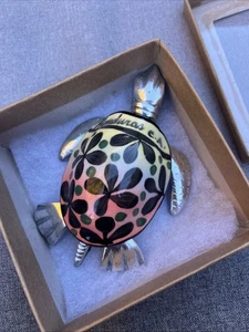 Arte Lencas tartaruga dipinta a mano Honduras 4,5 pollici Honduras C.A. - Foto 1 di 5