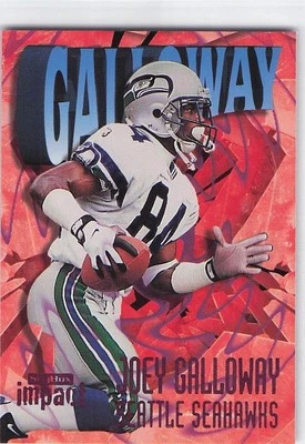1997 SkyBox Impact #152 Joey Galloway Rave #/150 - Image 1 of 2