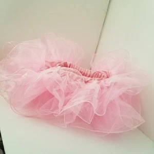 Pink Pageant Winner Super Ruffled Skirt Multi Layer Organza by Kirei Sui SZ M - Picture 1 of 6