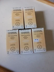 5 PACK COVERGIRL Color Correcting Serum Moisturizer Primer For Medium Skin Tones - Picture 1 of 6