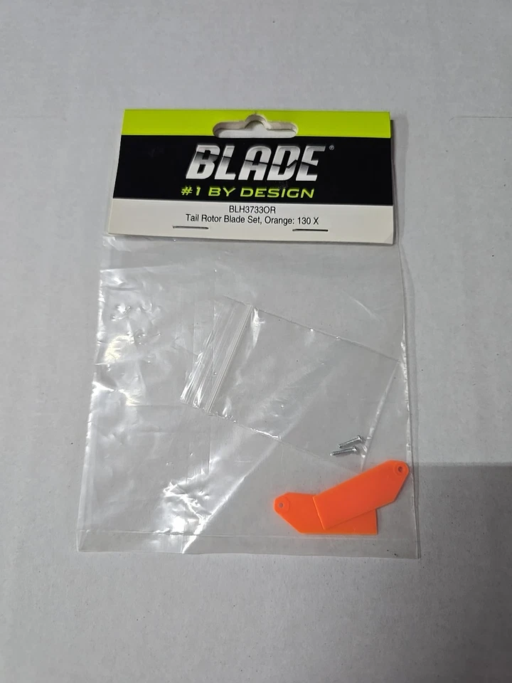 BLADE BLH3733OR TAIL ROTAR BLADE SET (ORANGE) 130 X - Image 1 of 2