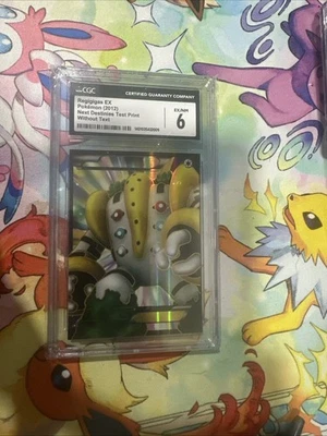 CGC 6 Pop 1 Regigigas EX Next Destinies 2012 Test Print Without Text - Image 1 of 2