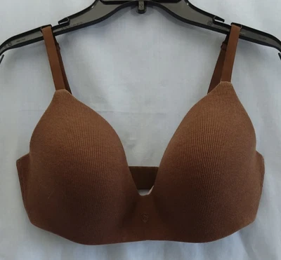Victoria's Secret T-Shirt Lightly Lined Wireless Bra 38DD Cocoa Brown - Image 1 of 4