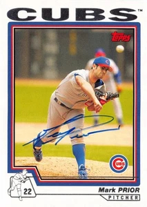 Mark Prior autographed baseball card 2004 Topps #50 (Chicago Cubs) - Picture 1 of 1