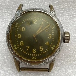 Broken Waltham FSSC-88-W-800 Grade: No. 10616 WWII US Military Wristwatch Parts - Picture 1 of 7
