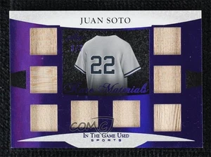 2024 Leaf ITG usato sport materiali rari Octo Swatch viola Holo /7 Juan Soto - Foto 1 di 3