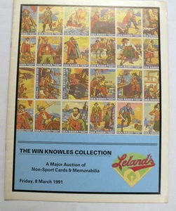Leland's Win Knowles Collection Non-Sports Cards & Memorabilia 1991 - Foto 1 di 5
