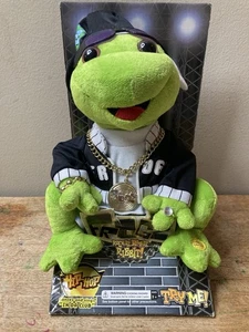 Gemmy 2005 Hip Hop FROGZ In Da Club Rock It Rap It Ribbit Plüsch Neu im Karton leere Batterie - Bild 1 von 7
