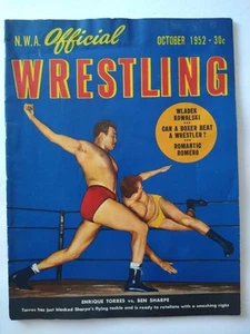 Oct. 1952 N.W.A. Official Wrestling Magazine Vol. 2 No. 1 Enrique Torres - Bild 1 von 11