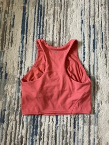 Camiseta sin mangas Lululemon para mujer 8 espalda deportiva cuello redondo beige - Imagen 1 de 6