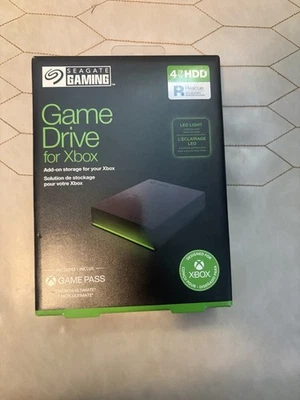 SeaGate Gaming 4TB Game Drive For Xbox One/ Series X Consoles (Brand New Sealed) - Image 1 of 4