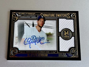 2016 Topps Signature Swatches Clayton Kershaw 02/25 - Picture 1 of 2