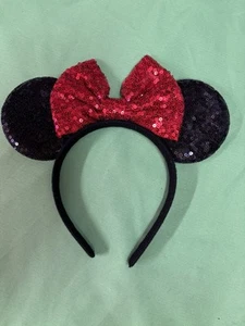 Minnie Mouse Red Sparkling Ears - Picture 1 of 1
