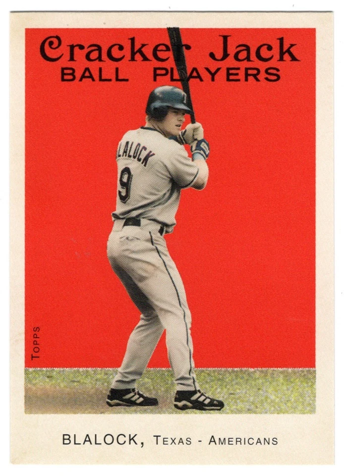 Hank Blalock - Texas - Mini Sticker - 2004 Topps Cracker Jack Baseball # 177 MT - Image 1 of 1